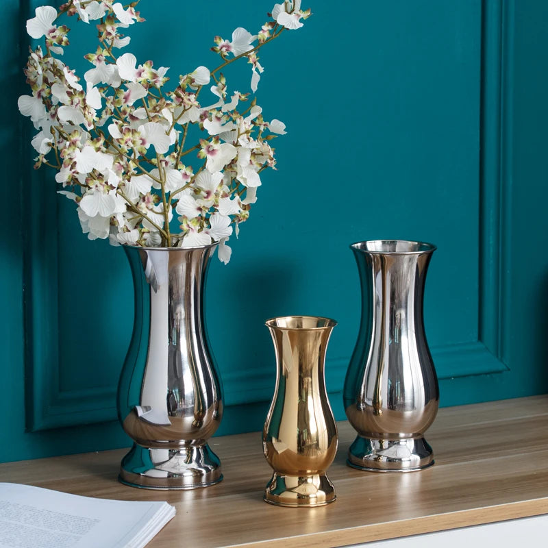Stainless Steel Tabletop Vase