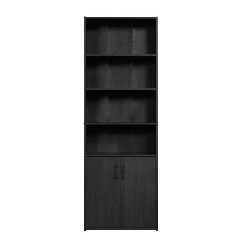 5 Shelf Bookcase With Doors