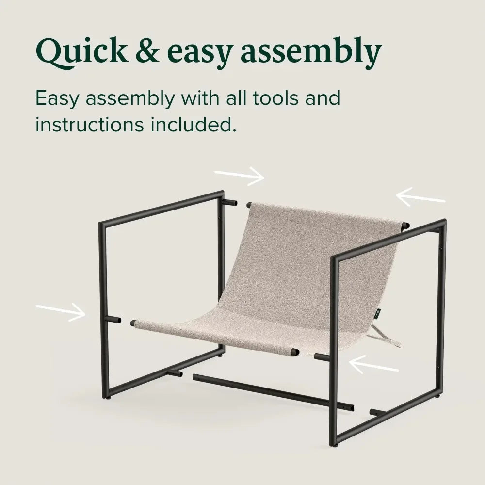 Metal Framed Accent Chair