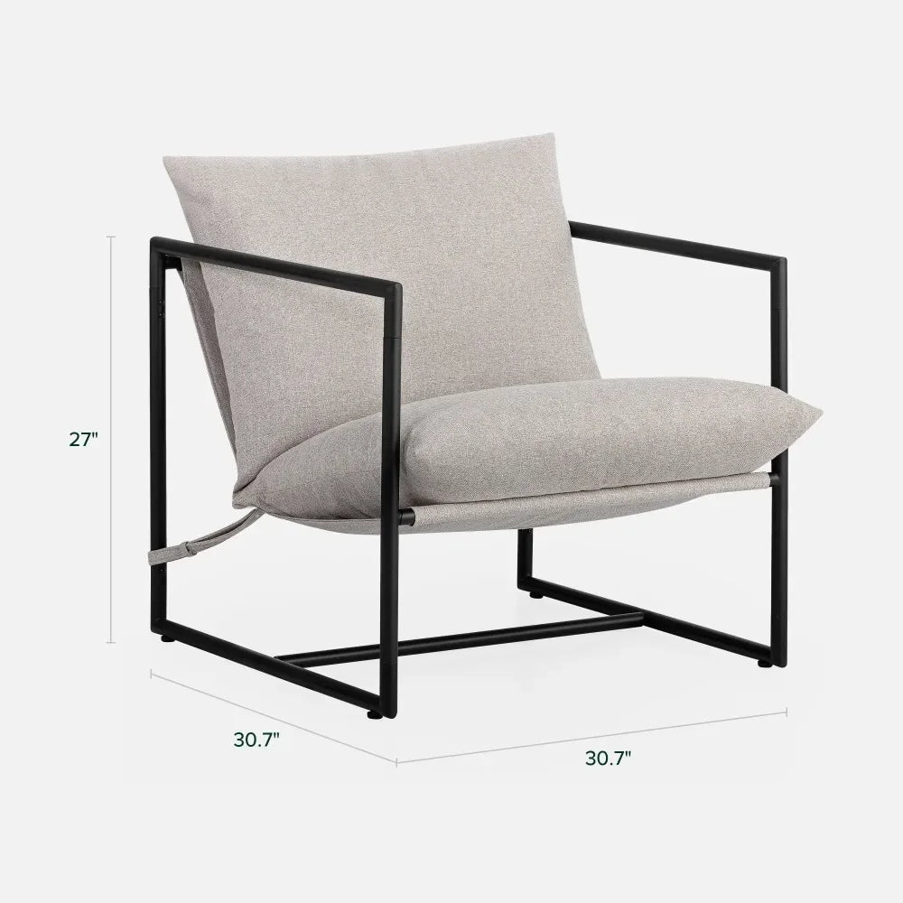 Metal Framed Accent Chair