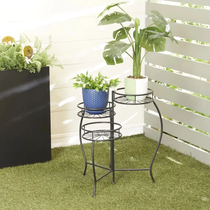three tier plant stand indoor 3 Tier Plant Stand – comfyhomeaccents