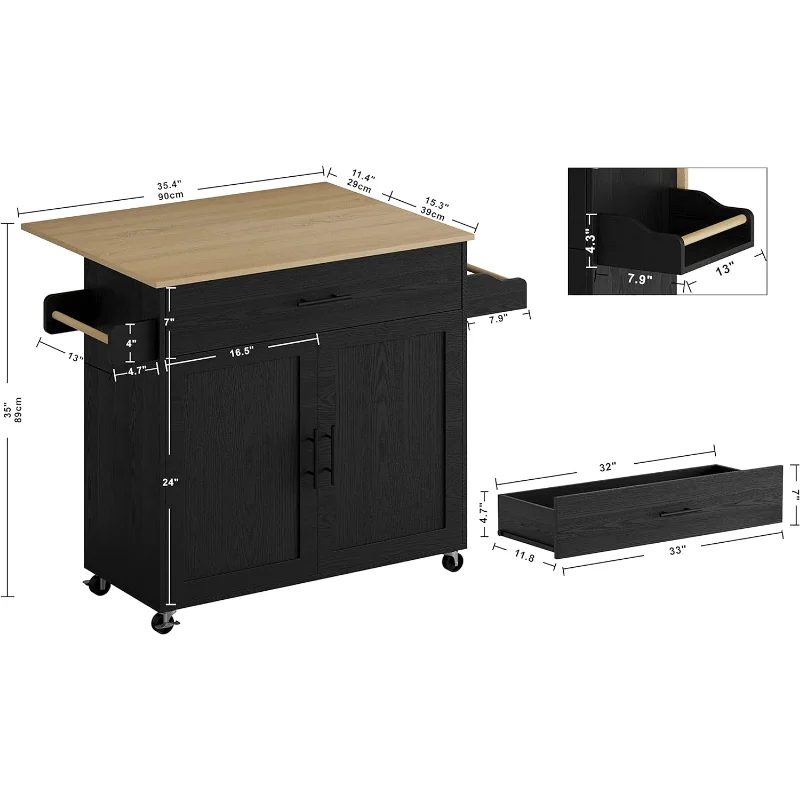 Rolling Kitchen Island