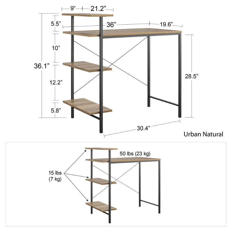 Side Storage Desk