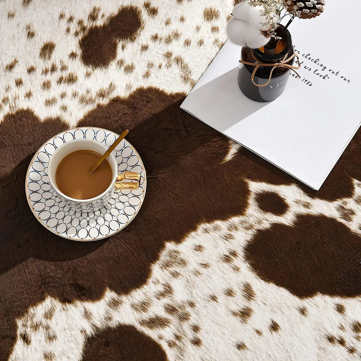 Imitation Animal Skin Area Rug