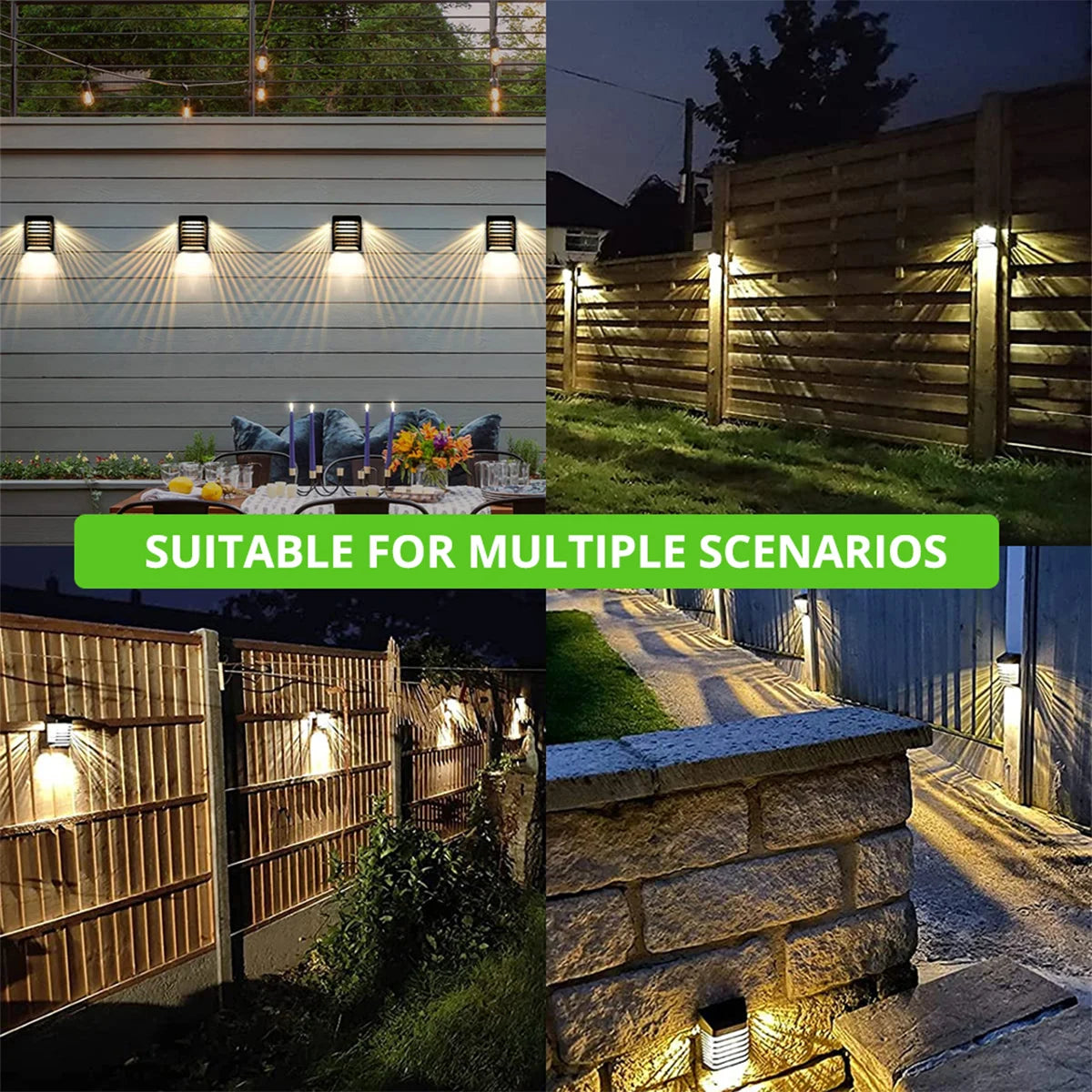 Solar LED Deck Lights