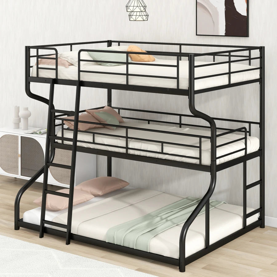 Minimalist Triple Bunk Bed