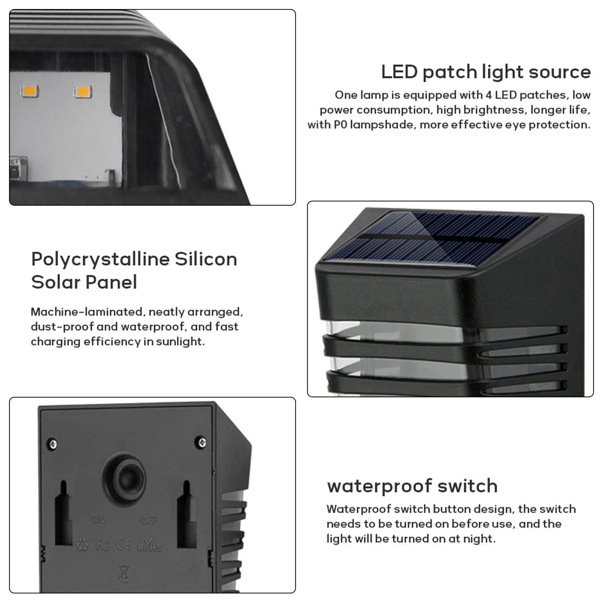 Solar LED Deck Lights