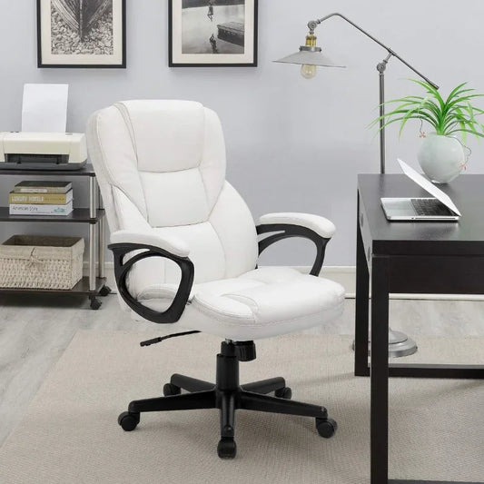 Faux Leather High-Back with Lumbar Support chair