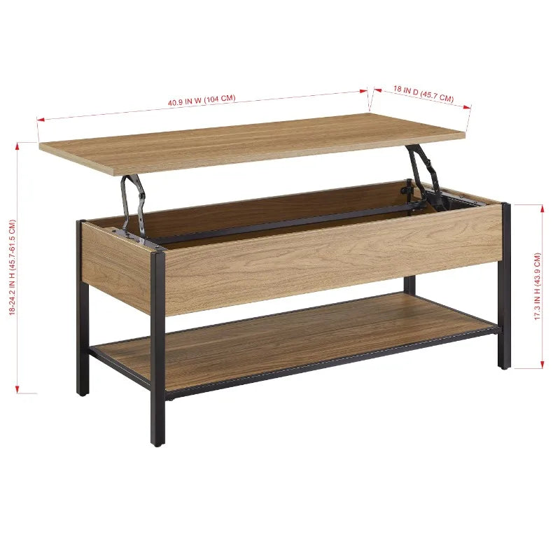 Lift Top Coffee Table with Storage