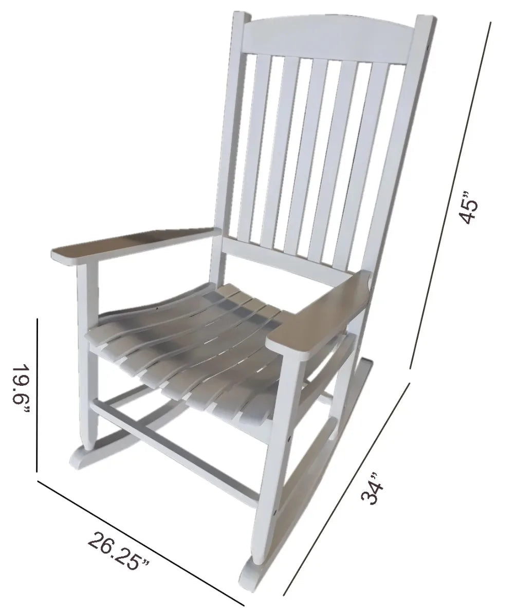 Outdoor Wood Rocking Chair