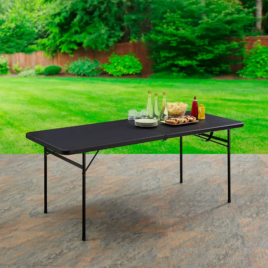 6 Foot Bi-Fold Plastic Folding Table