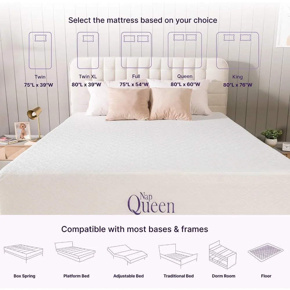 8 Inch Cooling Gel Memory Foam Mattress