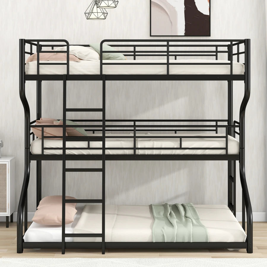 Minimalist Triple Bunk Bed