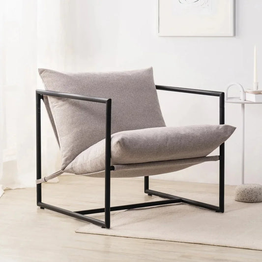 Metal Framed Accent Chair