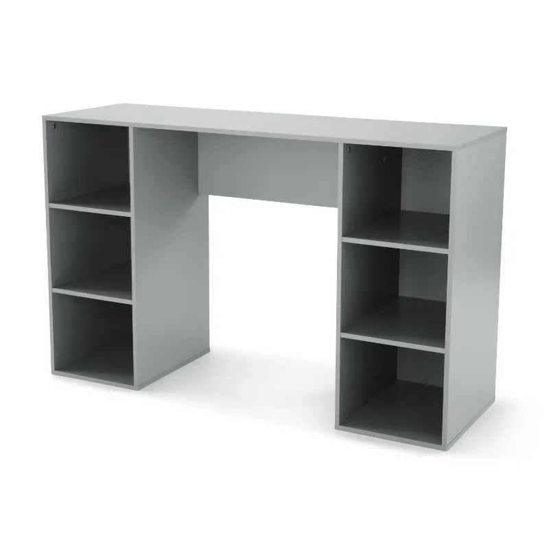 6-Cube Storage Computer Desk