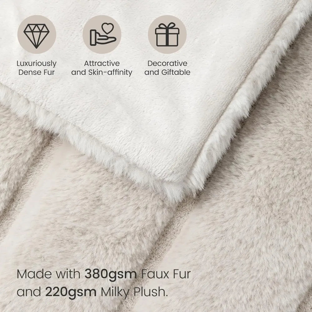 Faux Fur Throw Blanket