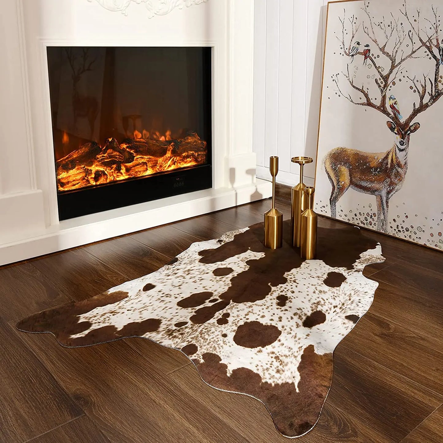 Imitation Animal Skin Area Rug